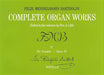 Complete Organ Works Volume IV