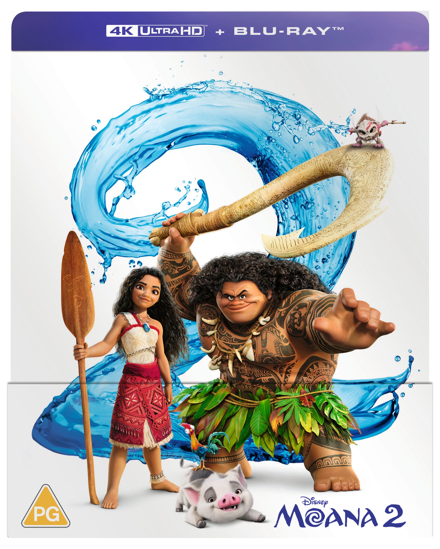 Disney's Moana 2 4K UHD + Blu-ray  Steelbook