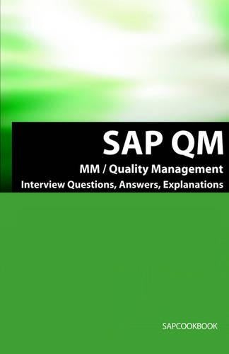SAP QM Interview Questions, Answers, Explanations