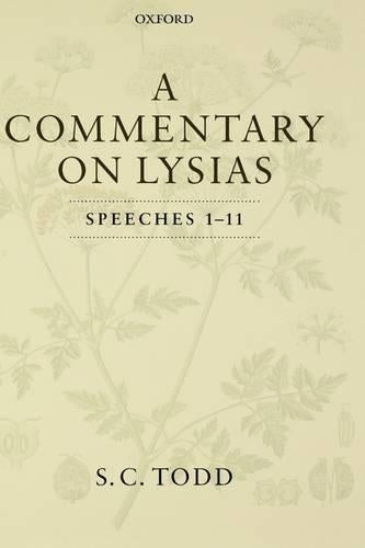 A Commentary on Lysias, Speeches 1-11