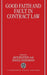 Good Faith and Fault in Contract Law