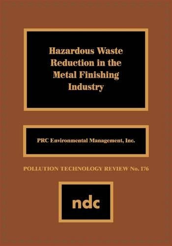 Hazardous Waste Reducation in the Metal Finishing Industry