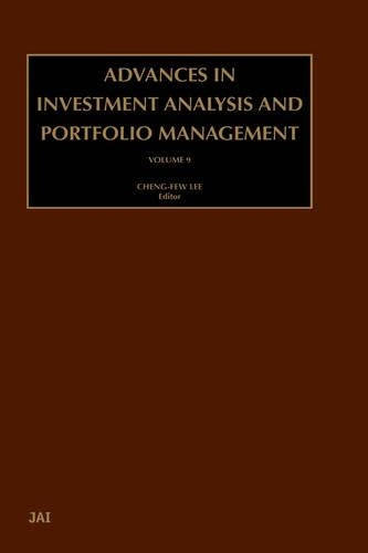 Advances in Investment Analysis and Portfolio Management