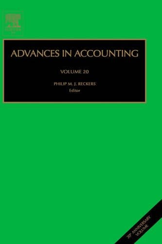 Advances in Accounting