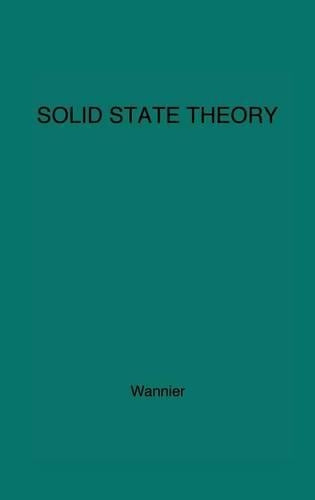 Elements of Solid State Theory