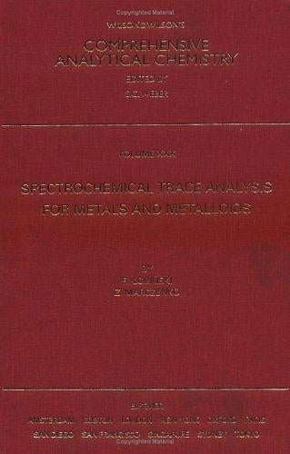 Spectrochemical Trace Analysis for Metals and Metalloids