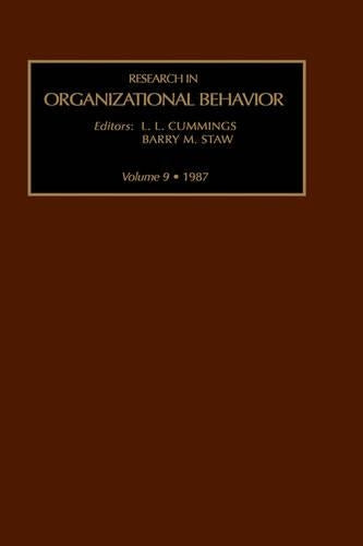 Research in Organizational Behavior