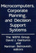 Microcomputers, Corporate Planning, and Decision Support Systems