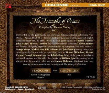 Triumphs of Oriana, The (I Fagiolini)