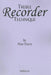 Treble Recorder Technique