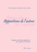 Apparitions de l'Auteur