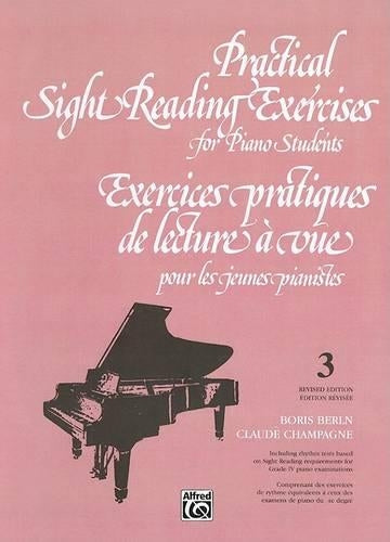 Sight Reading Exercises for Piano Students-Bk 3