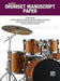 Alfreds Drum Manuscript Paper