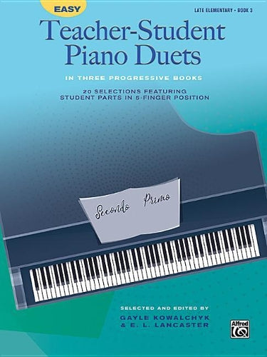 Easy Teacher-Student Piano Duets 3