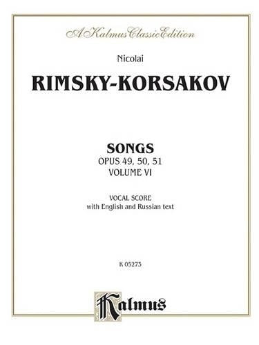Songs, Volume VI, Op. 49, 50, 51
