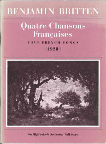 Quatre Chansons Françaises