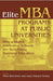 Elite MBA Programs at Public Universities