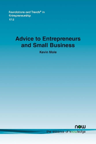 Advice to Entrepreneurs and Small Business
