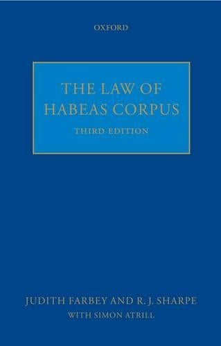 The Law of Habeas Corpus