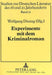 Experimente Mit Dem Kriminalroman