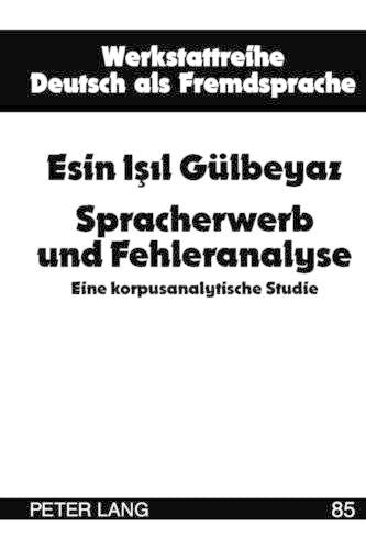 Spracherwerb Und Fehleranalyse