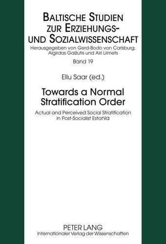 Towards a Normal Stratification Order