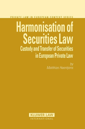 Harmonisation of Securities Law