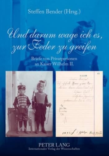 Und Darum Wage Ich Es, Zur Feder Zu Greifen