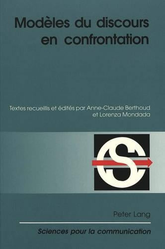 Modèles Du Discours En Confrontation