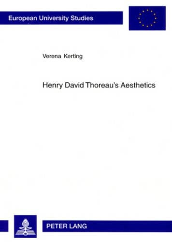 Henry David Thoreau's Aesthetics