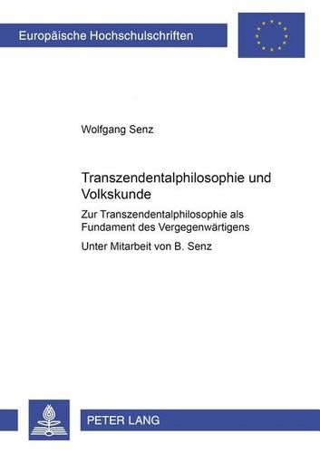 Transzendentalphilosophie Und Volkskunde