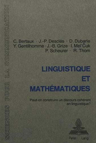 Linguistique Et Mathématiques