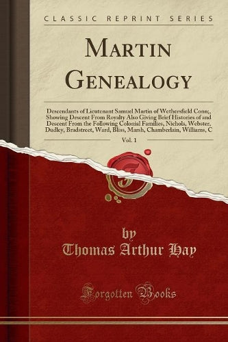 Martin Genealogy, Vol. 1