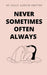 Never Sometimes Often Always