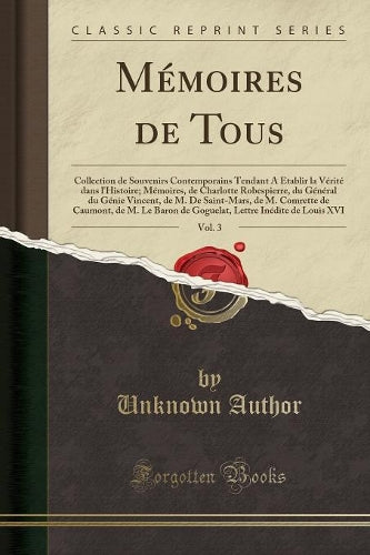 Mémoires de Tous, Vol. 3