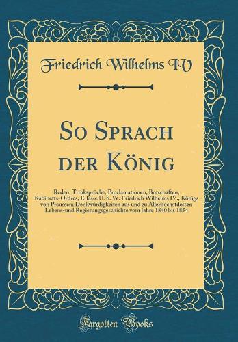 So Sprach Der König