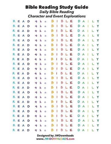 Read the Bible Daily - Bible Reading Guide, Event and Character Exploration