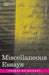Miscellaneous Essays