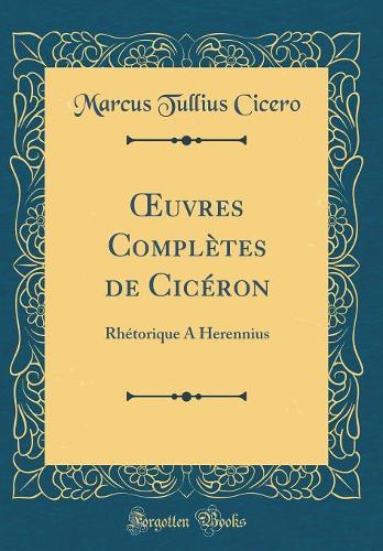 Oeuvres Complètes de Cicéron