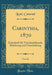 Carinthia, 1870, Vol. 60