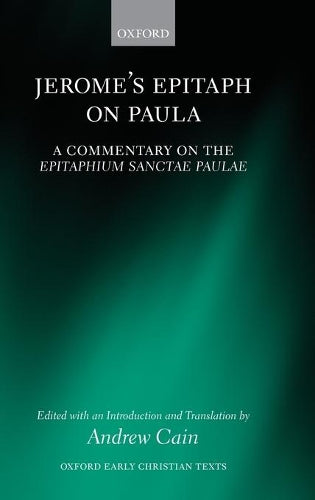 Jerome's Epitaph on Paula