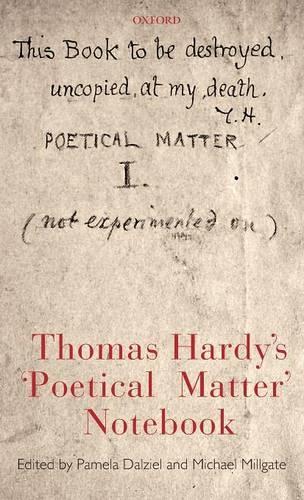 Thomas Hardy's 'Poetical Matter' Notebook