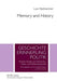 Memory and History