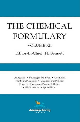 The Chemical Formulary, Volume 12