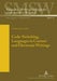 Code-Switching, Languages in Contact and Electronic Writings