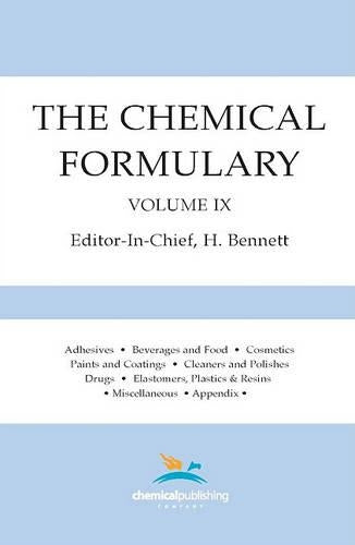 The Chemical Formulary, Volume 9