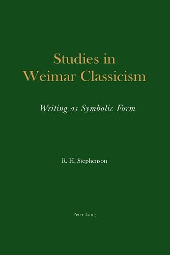 Studies in Weimar Classicism