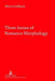 Three Issues of Romance Morphology