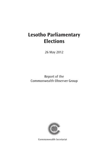 Lesotho Parliamentary Elections, 26 May 2012