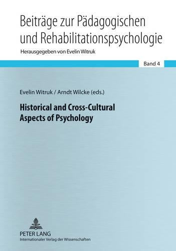 Historical and Cross-Cultural Aspects of Psychology